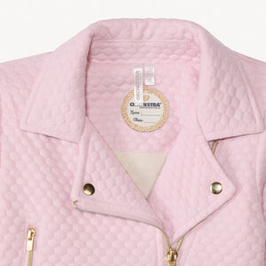 Μπουφάν perfecto από molleton με επένδυση sherpa για bebe κορίτσι 