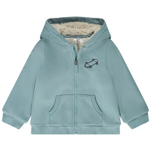Ζακέτα με κουκούλα και κέντημα skate για bebe αγόρι 