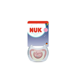 Πιπίλα Σιλικόνης First Choice Night 6-18m Bunny Nuk  