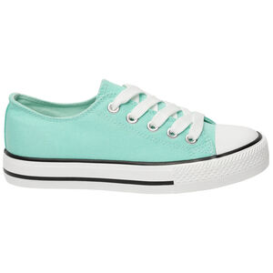 Baskets basses en toile à lacet pour fille 