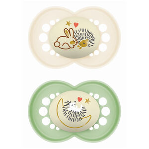 MAM Night 160SU Πιπίλα Σιλικόνης 6-16 Μηνών (2 τεμάχια) 