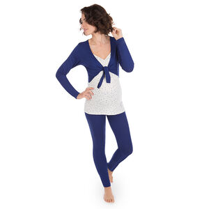 Μακρυμάνικη μπλούζα εγκυμοσύνης και θηλασμού για το σπίτι  