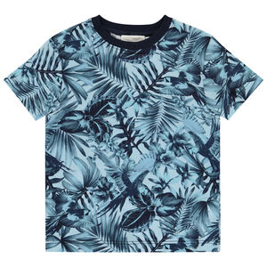 Κοντομάνικο μπλουζάκι με σχέδιο φύσης για αγόρι 