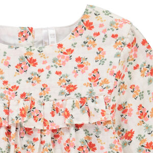 Τουνίκ με μακριά μανίκια και φανταστικό σχέδιο για μωρό κορίτσι 