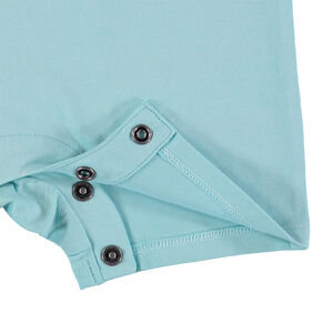 Σορτς μονόχρωμο με εκτύπωση για μωρό αγόρι 