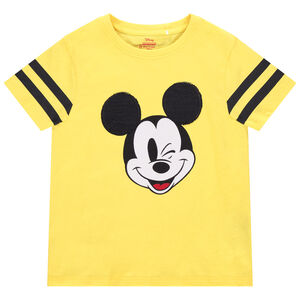 T-shirt κοντομάνικο με οργανικό βαμβάκι σχέδιο Mickey Disney et παγιέτες μαγικές Main T-shirt κοντομάνικο με οργανικό βαμβάκι σχέδιο Mickey Disney et παγιέτες μαγικές