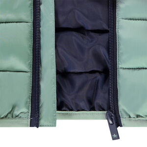 Μπουφάν με κουκούλα matelassée για αγόρι 