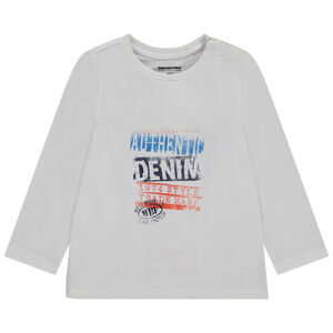 T-shirt μακρυμάνικο με φαντεζί σχέδιο για μωρό αγόρι 