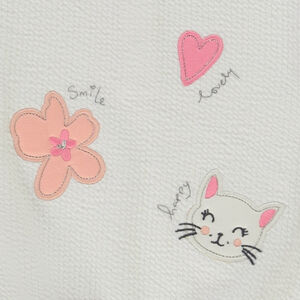 Σορτς σπορ με φαντεζί σχέδιο για bebe κορίτσι 