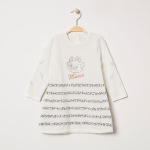 Robe manches longues en tricot broderie Marie Aristochats Disney Main Robe manches longues en tricot broderie Marie Aristochats Disney