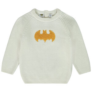Πουλόβερ πλεκτό patch bouclettes Batman Warner για bebe αγόρι 