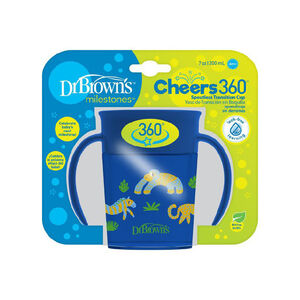 Κύπελλο 360° Με Λαβές 200 Ml Μπλε DRBROWN 