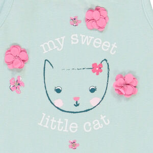 "Σετ 2 τμχ. με patches εφέ πέταλα 3D για μωρό κορίτσι" 