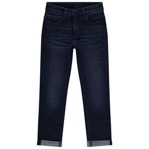 Τζιν ίσιο από denim με ανάγλυφο σχέδιο στην τσέπη για αγόρι 