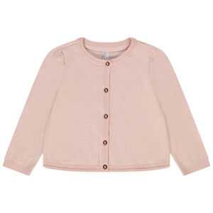 Ζακέτα πλεκτή μονόχρωμη για bebe κορίτσι 
