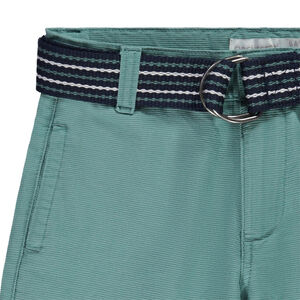 Παντελόνι υφασμάτινο με ριγέ ζώνη με διπλές αγκράφες για αγόρι 