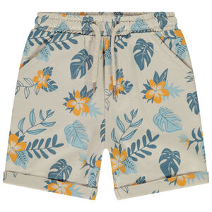 Βερμούδα φαντεζί από molleton για bebe αγόρι 