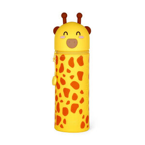 Trousse 2 en 1 en silicone Kawaii Girafe 