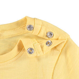 T-shirt κοντομάνικο με οργανικό βαμβάκι σχέδιο Smiley 