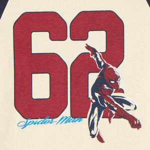 T-shirt baseball garçon à manches longues Spider-Man Marvel 