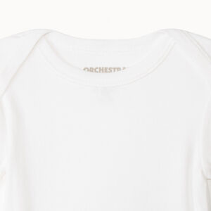 Σετ 5 bodies κοντομάνικα μονόχρωμα για μωρό 