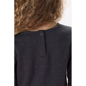 Robe manches longues en jaquard pour fille  