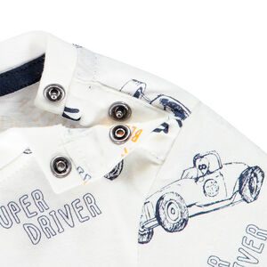 T-shirt κοντομάνικο με σχέδιο φαντεζί 