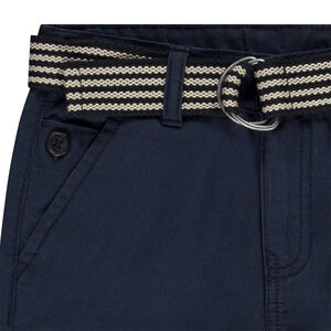 Παντελόνι chino με υφασμένη ζώνη για αγόρι 
