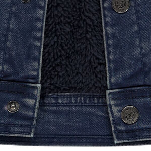 Μπουφάν από τζιν με κουκούλα και αποσπώμενο φούτερ για αγόρι 