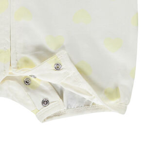 Σαλοπέτα κοντή με σχέδιο καρδιές για μωρό κορίτσι 