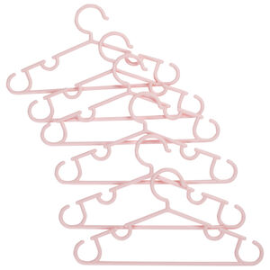 Σετ από 6 κρεμάστρες - Ροζ 