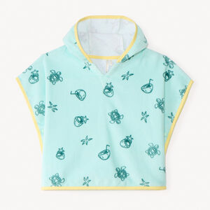 Πετσέτα μπάνιου με εκτύπωση καρύδας και χελώνας για αγοράκι 