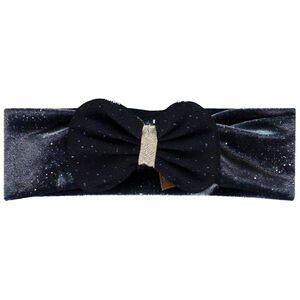 Βελούδινη κορδέλα με παγιέτες και φιόγκο για bebe κορίτσι 