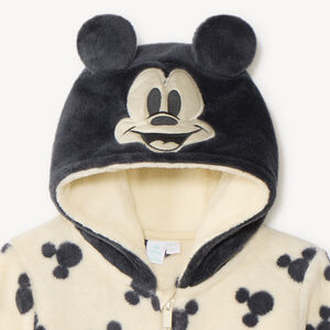 Πιτζάμα από sherpa με κουκούλα Mickey Disney για μωρό αγόρι 