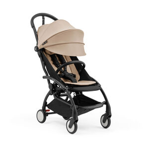 Poussette YOYO⁵ châssis + assise - Taupe/Noir 