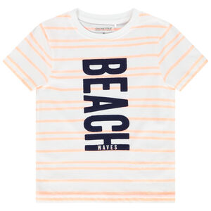 T-shirt βαμβακερό ριγέ για αγόρι Main T-shirt βαμβακερό ριγέ για αγόρι