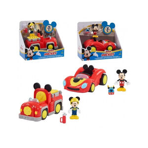 Mickey Φιγούρα Με Όχημα-2 Σχέδια  