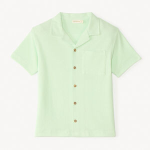 Κοντομάνικη μπλούζα από απλό ζέρσεϊ για αγόρι 