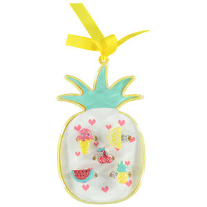 Σετ από 5 φανταστικούς δακτυλίους + κουτί ανανά για κορίτσι 