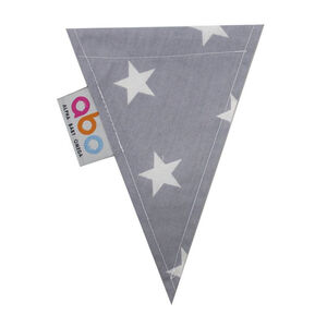 Διακοσμητικά σημαιάκια γκρι 16 τμχ ABO 
