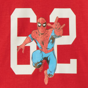 T-shirt με κοντά μανίκια και V λαιμόκοψη Spider-Man Marvel αγόρι 