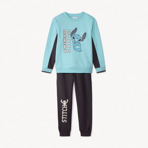 Ensemble jogging molleton Stitch Disney pour garçon Main Ensemble jogging molleton Stitch Disney pour garçon
