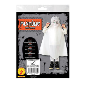 Στολή φάντασμα unisex λευκή 