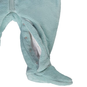 "Παλτό από sherpa μονόχρωμο με φανταχτερή κουκούλα για μωρό" 