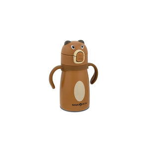 Θερμός μπουκάλι ανοξείδωτο "We Care" Brown Bear 300ml 