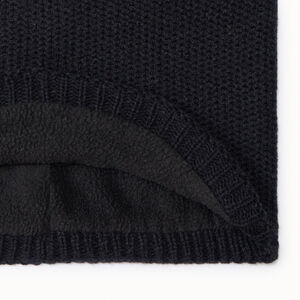 Snood πλεκτό μονόχρωμο με επένδυση micropolaire 