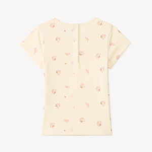 Lot de 2 t-shirts manches courtes bébé fille à motifs papillons 