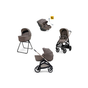 Σύστημα Μεταφοράς Aptica Quattro Darwin Infant Recline Evo Essence Mokka + Palladio Μαύρο Σκελετό 