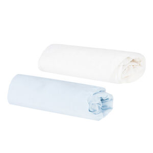 Lot de 2 draps housse - 70 x 140 cm 