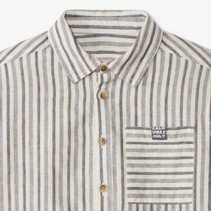 Πουκάμισο μακρυμάνικο με μανίκια που μαζεύουν για αγόρι 